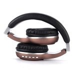 Wholesale LCD Display HD Wireless Bluetooth Stereo Headphone 471 (Brown)